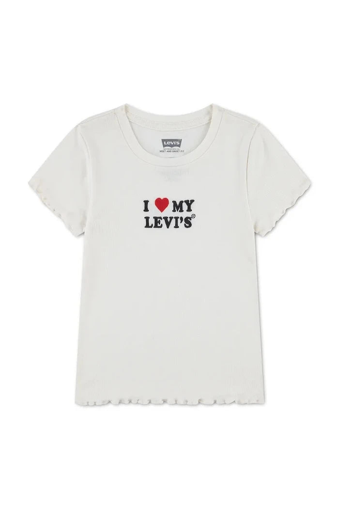 Levi's Çocuk Pamuklu Tişört I HEART MY LEVIS TOP