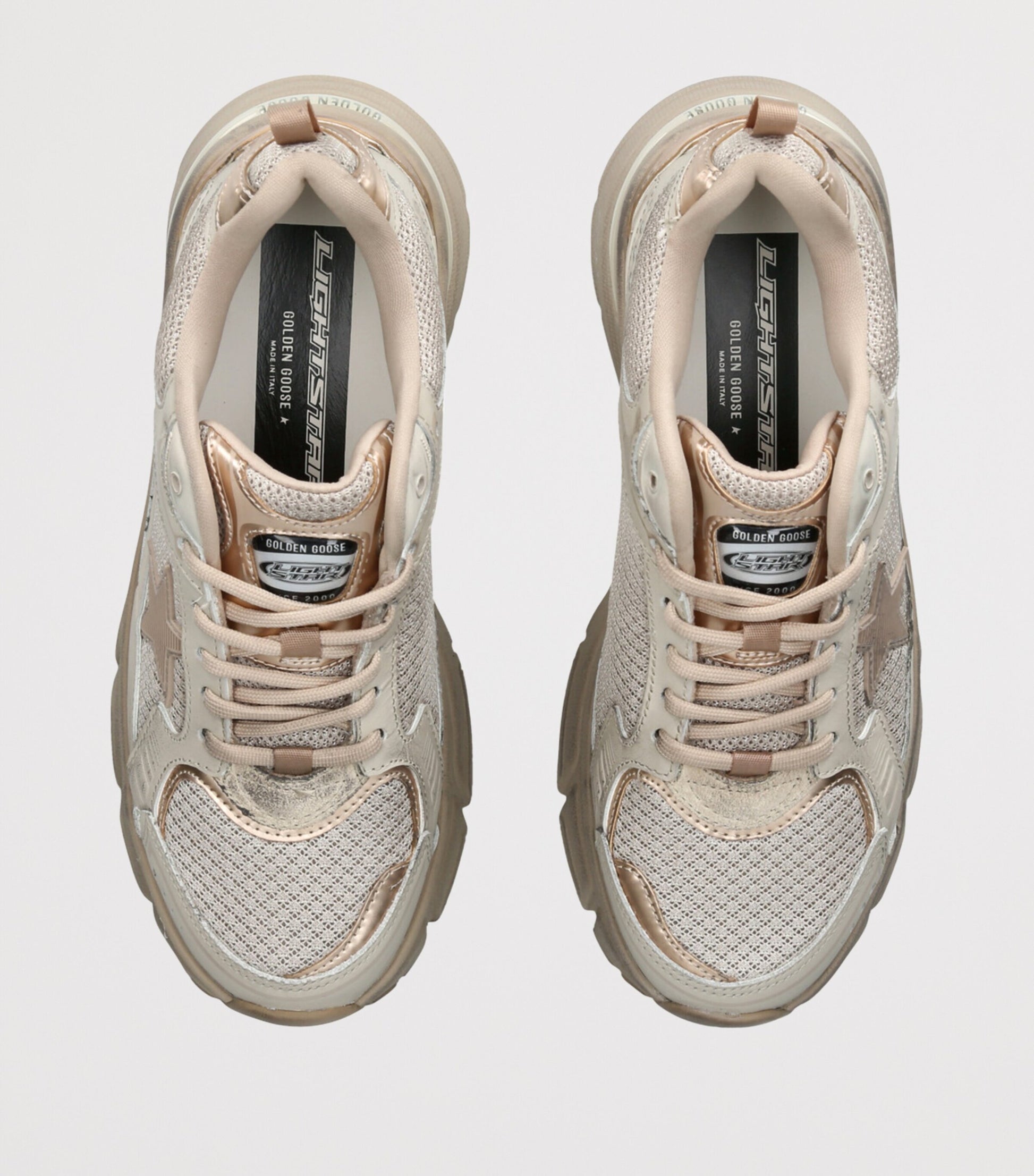 Golden Goose Brown Light Star Sneakers