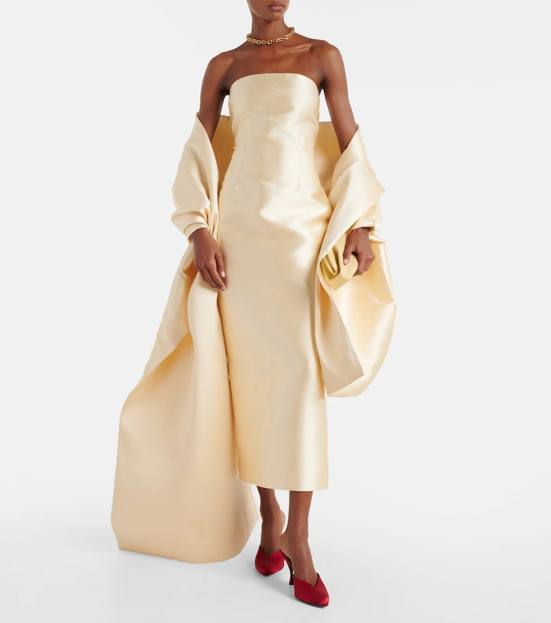 Solace London - Renee caped gown