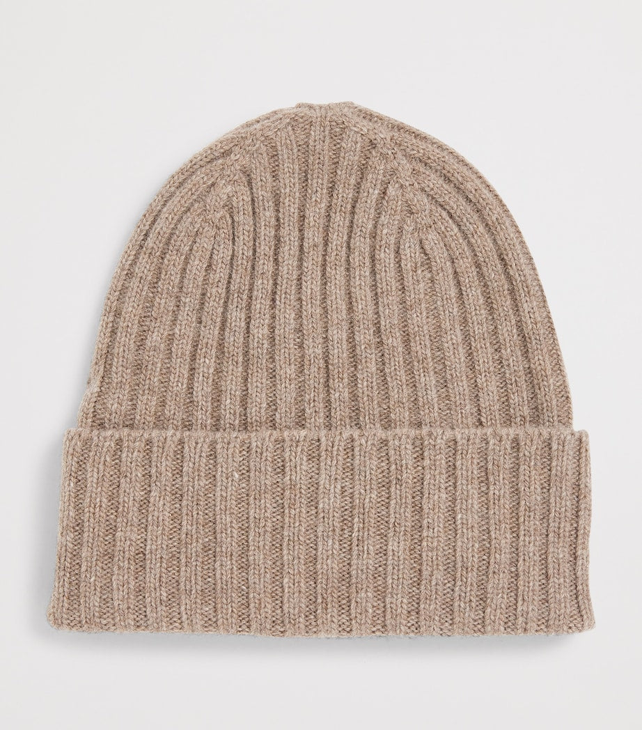 Weekend Max Mara Brown Virgin Wool Butterfly Beanie