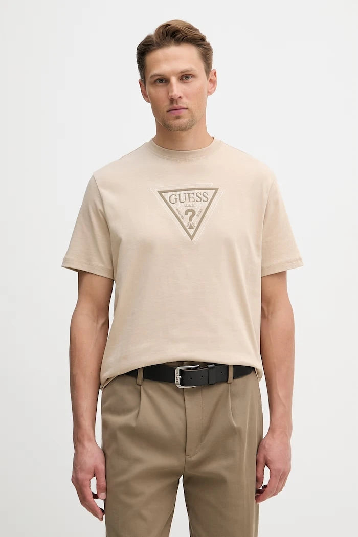 Памучна тениска Guess TERRY