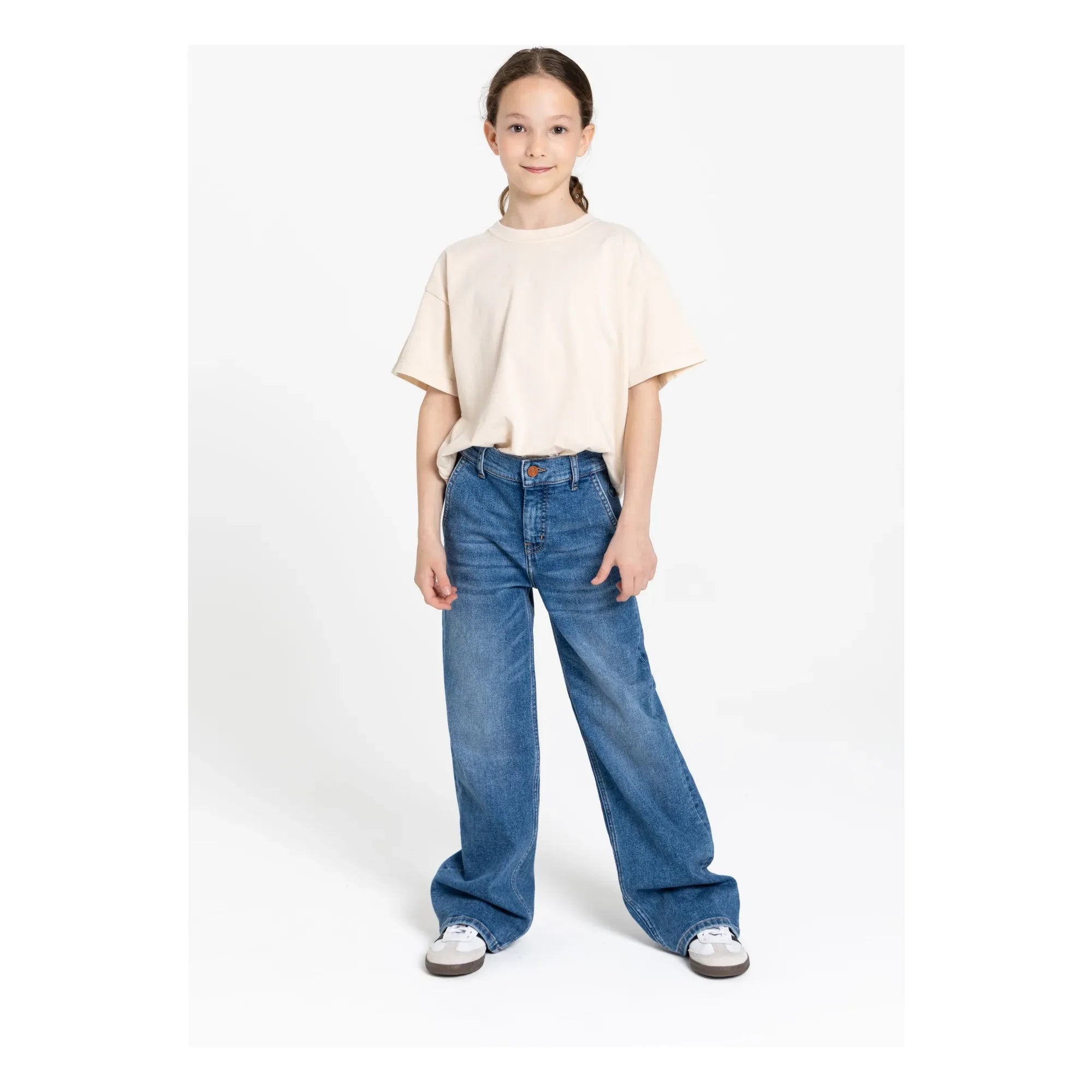 Finger in the nose - Jean Loose Carolyn | Denim blue