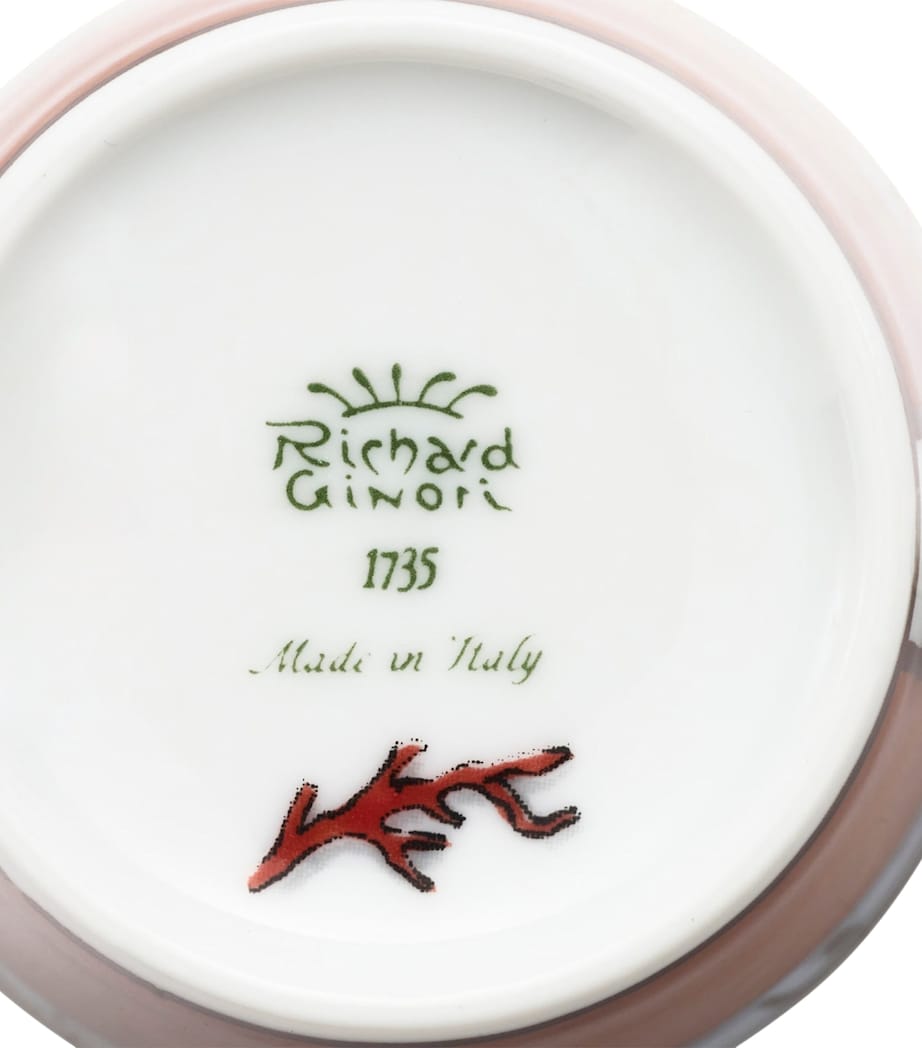 Set of 2 Porcelain Il Viaggio di Nettuno Coffee Cups and Saucers