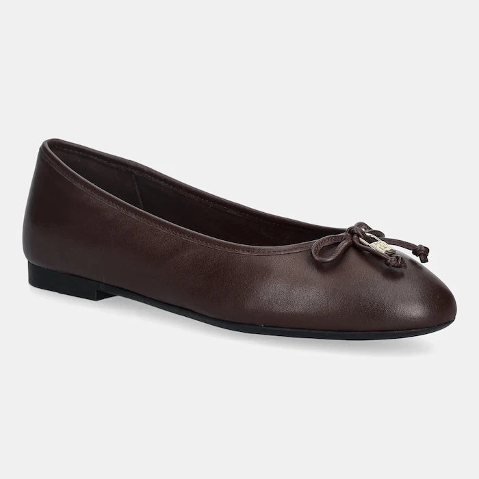 Кожени балеринки Tommy Hilfiger HILFIGER SMOOTH LTHR BALLET