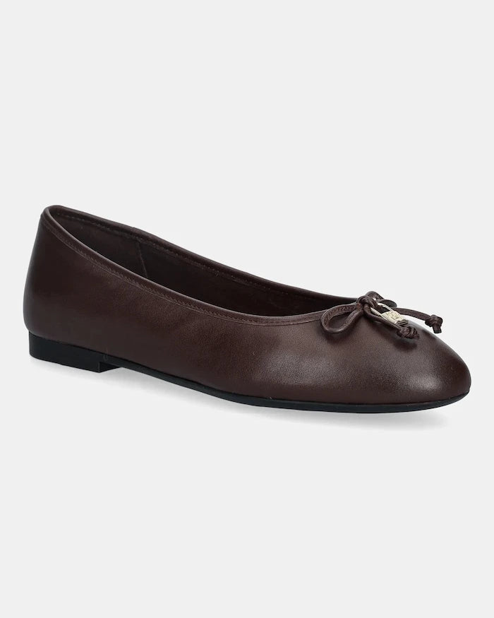 Кожени балеринки Tommy Hilfiger HILFIGER SMOOTH LTHR BALLET
