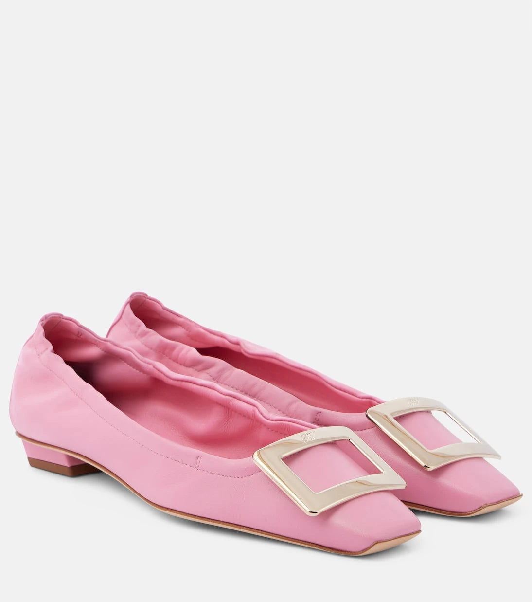 Roger Vivier - Belle Vivier leather ballet flats