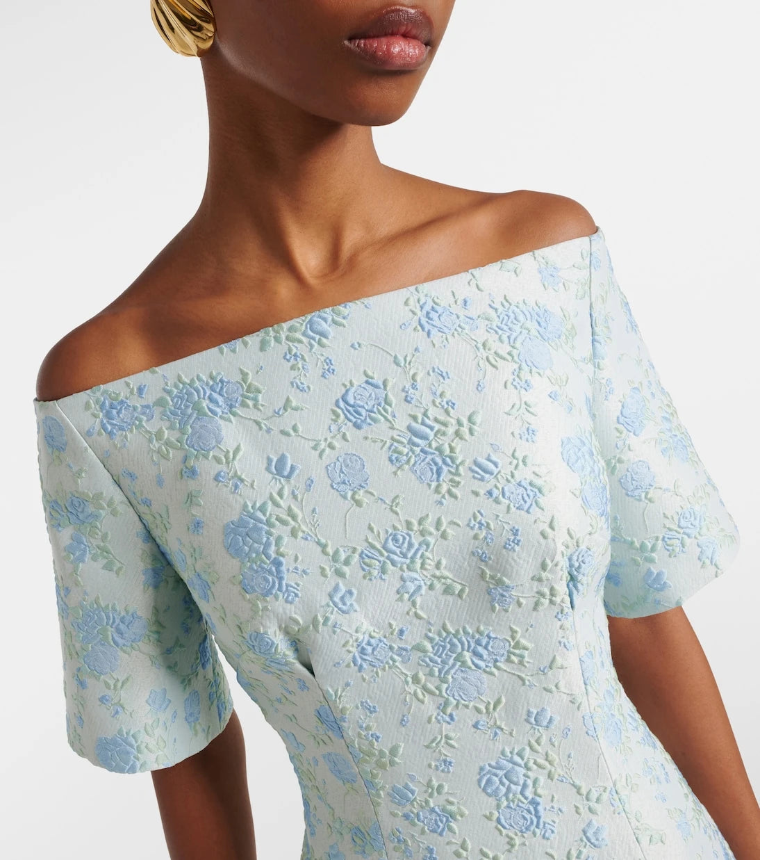 Markarian - Gilda floral brocade gown