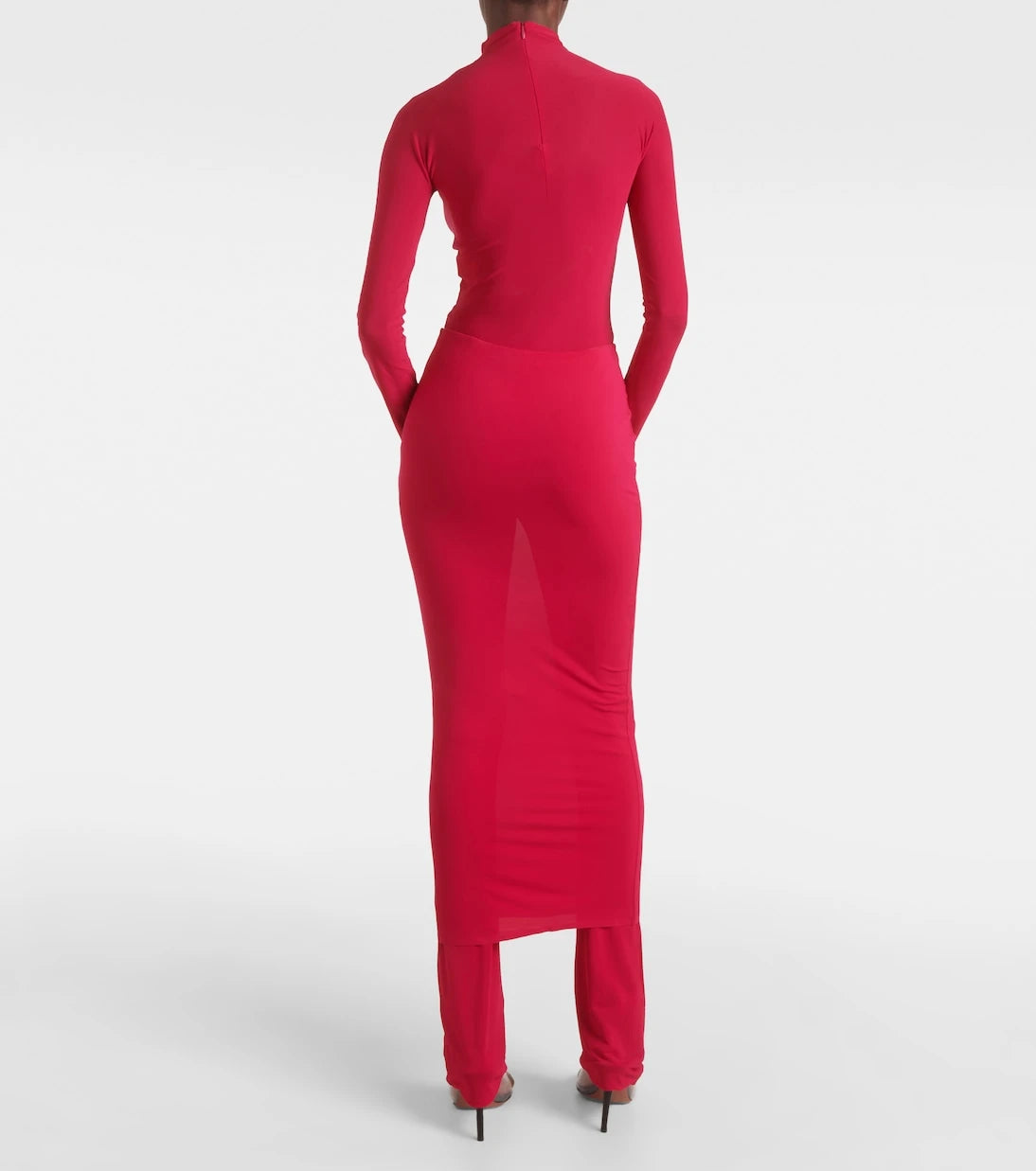 Alaïa - بنطال تنورة جيرسي بخصرٍ عالٍ