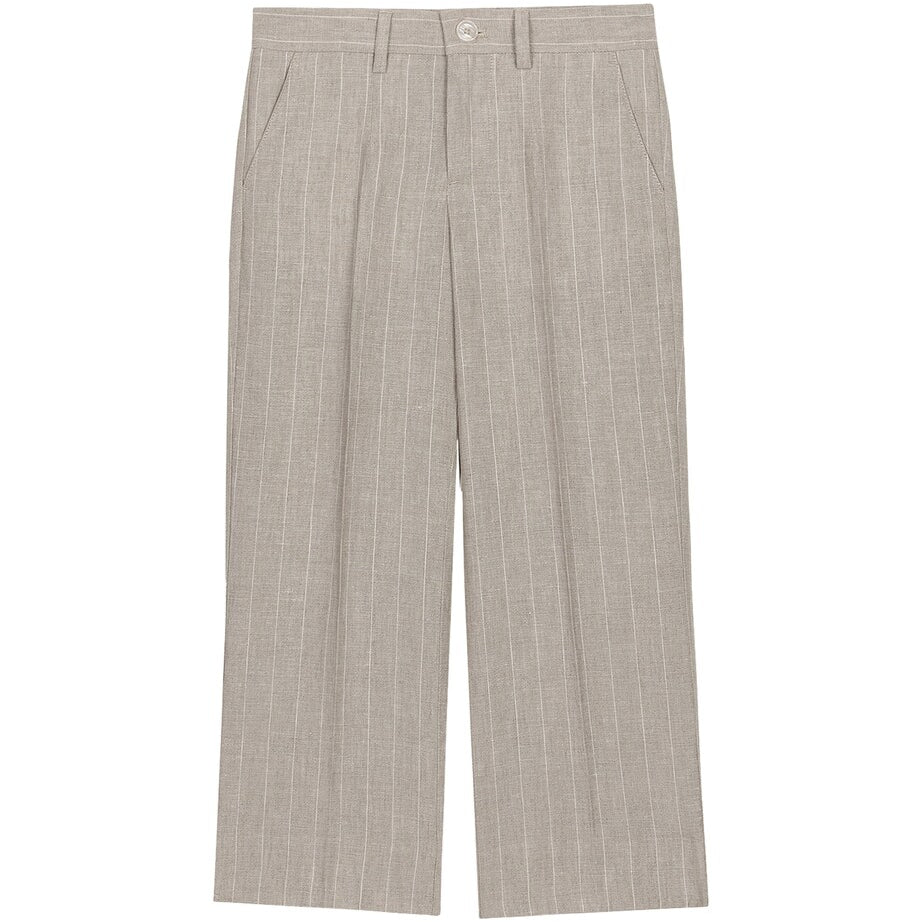 Dolce & Gabbana Kids Linen Striped Trousers (8-12+ Years)