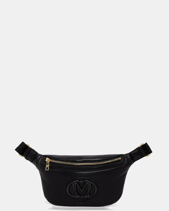 Love Moschino чанта за кръста дамски от имитация на кожа