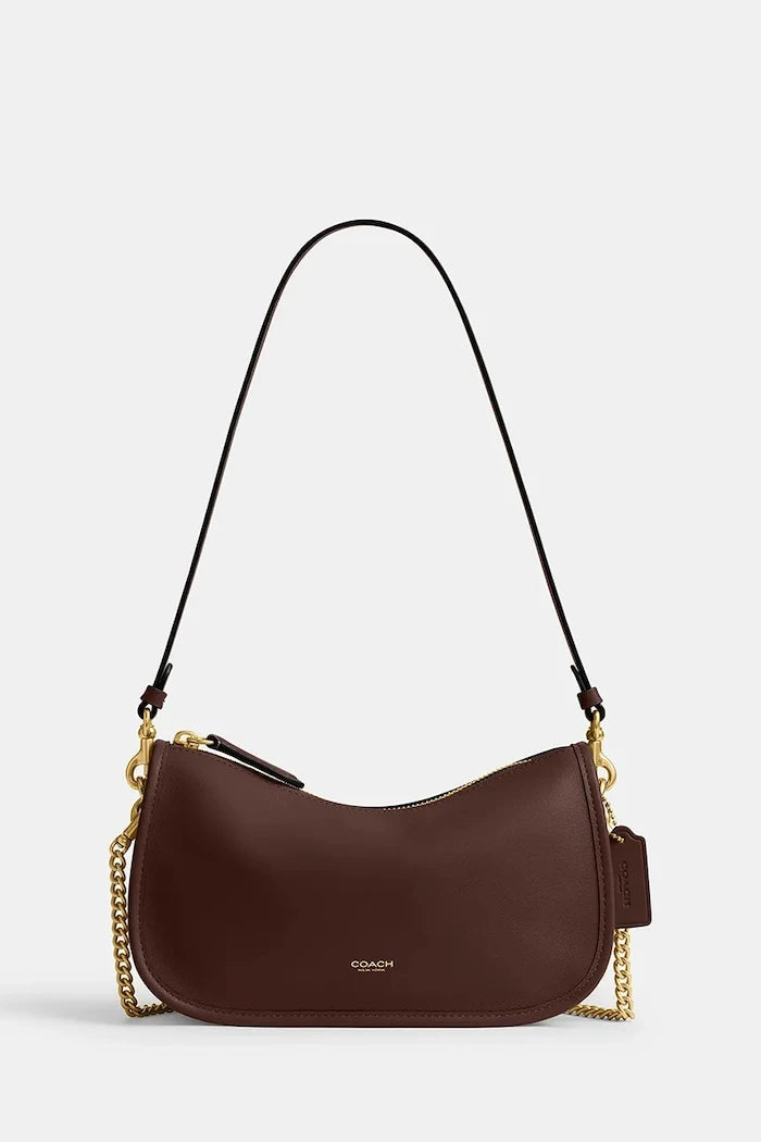 Coach чанта дамска от кожа Waverly