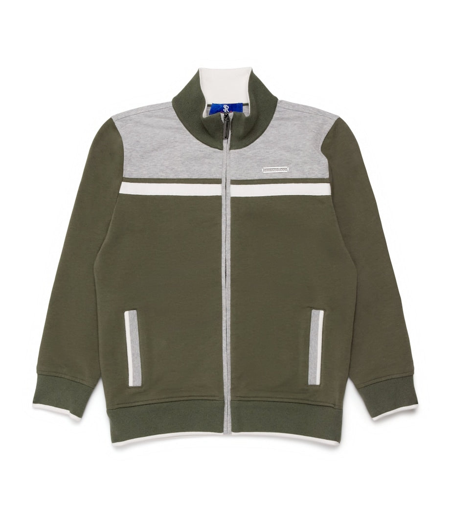 Stefano Ricci Kids Stretch-Cotton Zip-Up Sweater (4-16 Years)