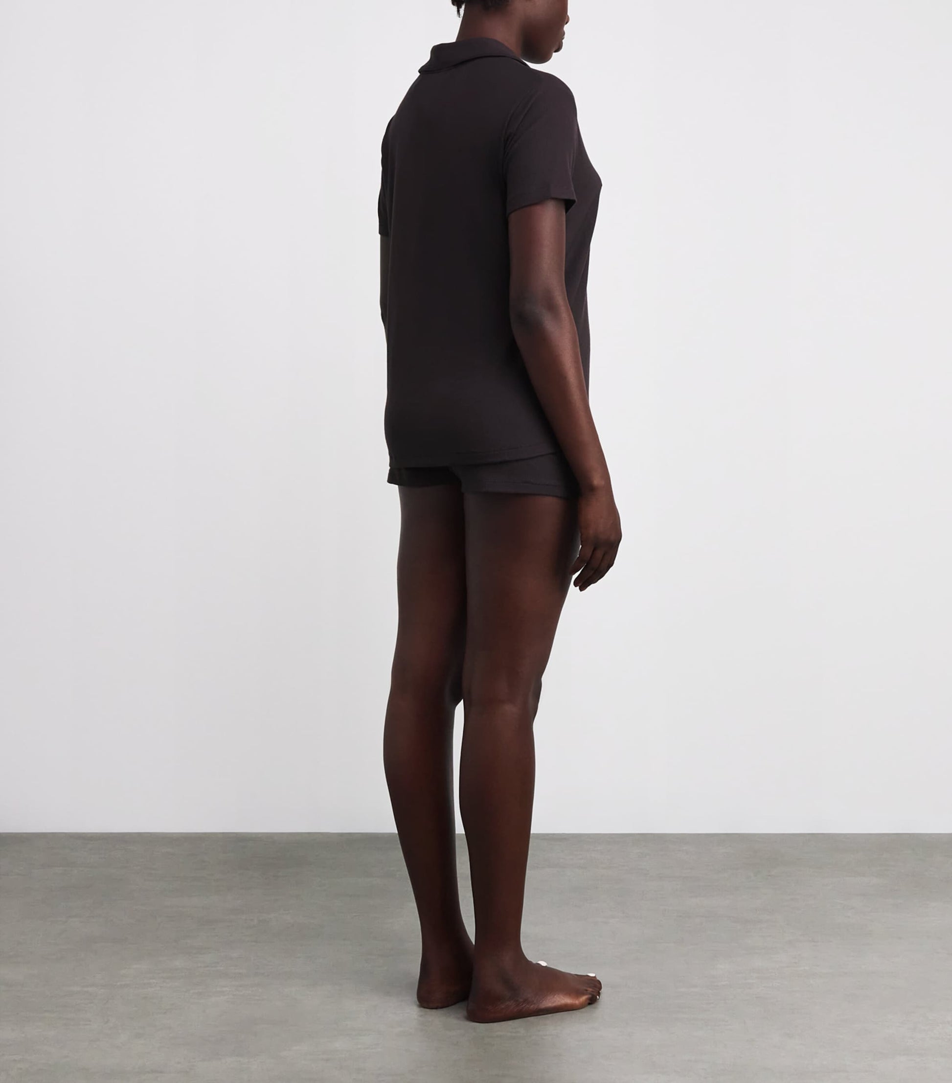 Skims Burgundy Soft Lounge Short Pyjama Set