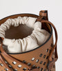 Mulberry Brown Leather Perforated Bucket Bag