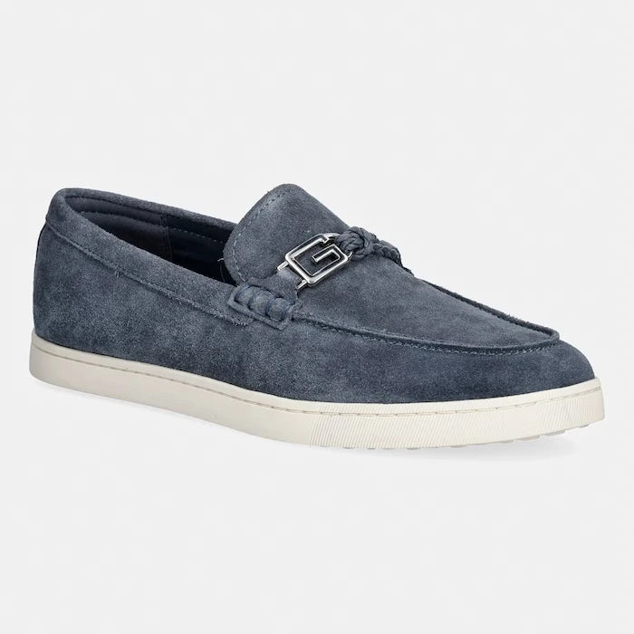 Guess мокасини мъжки от велур HEAWS