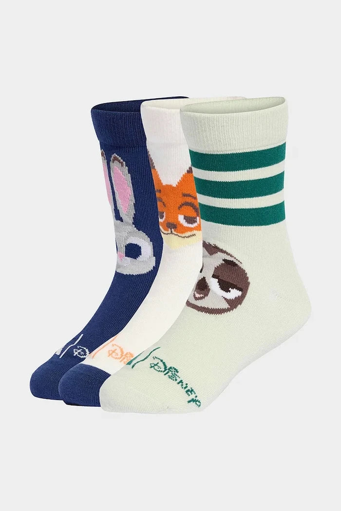 Детски чорапи с памук adidas Performance Zootopia (3 чифта)