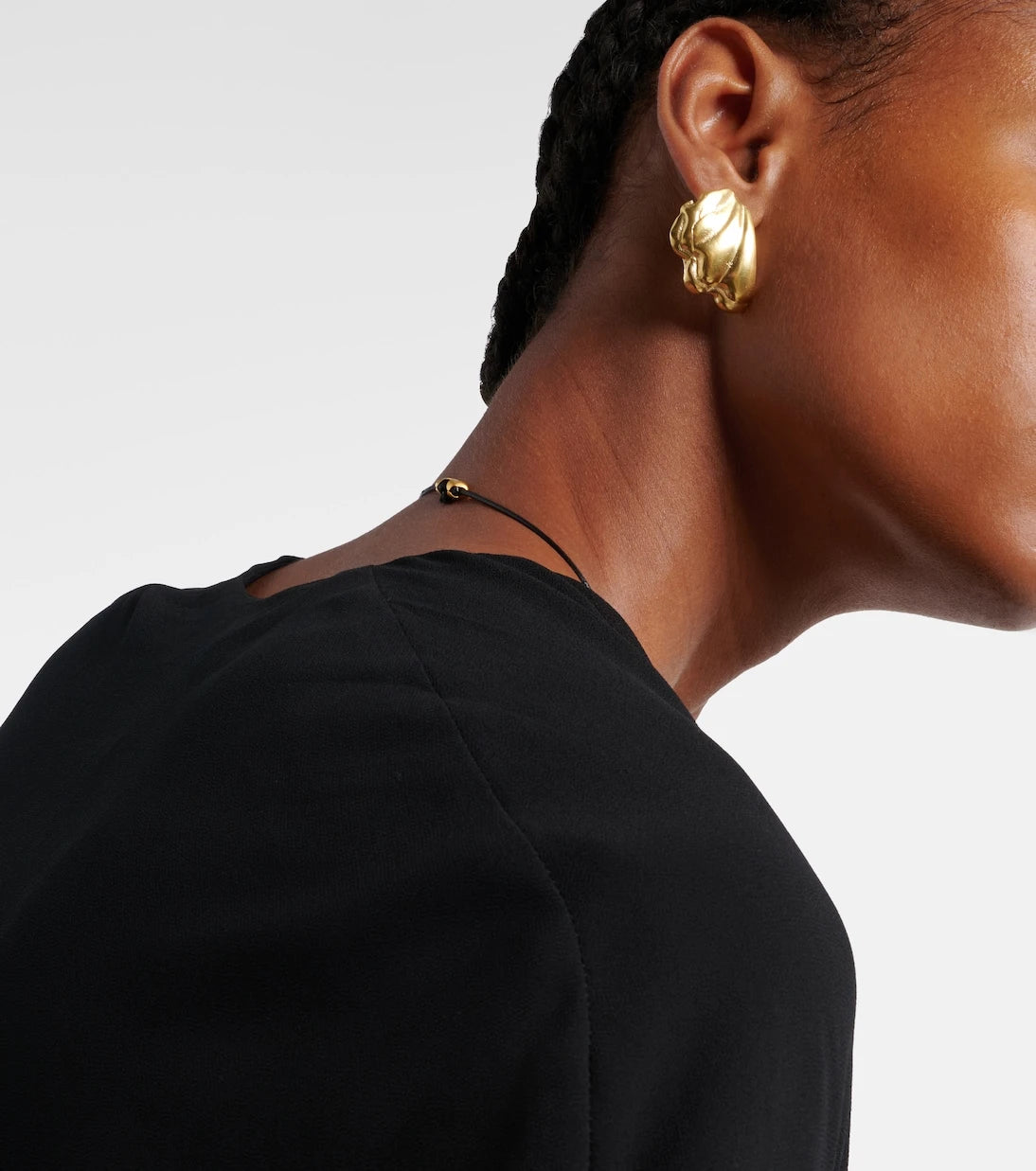 Ysso - Ocean 24kt gold-plated earrings