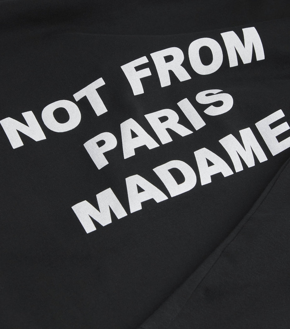 Drôle De Monsieur Cotton Slogan T-Shirt