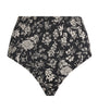 Ulla Johnson Black Floral Zahara Bikini Bottoms