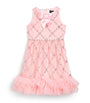 Jenny Packham Kids Pink Tulle Rhinestone-Detail Sweetness Dress (6-12 Years)