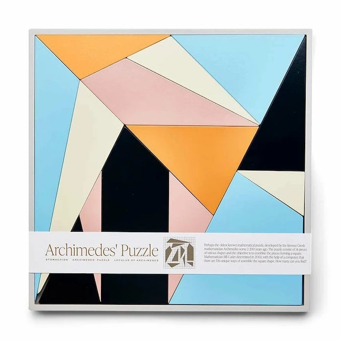 Дървен пъзел Printworks Archimedes 14 части