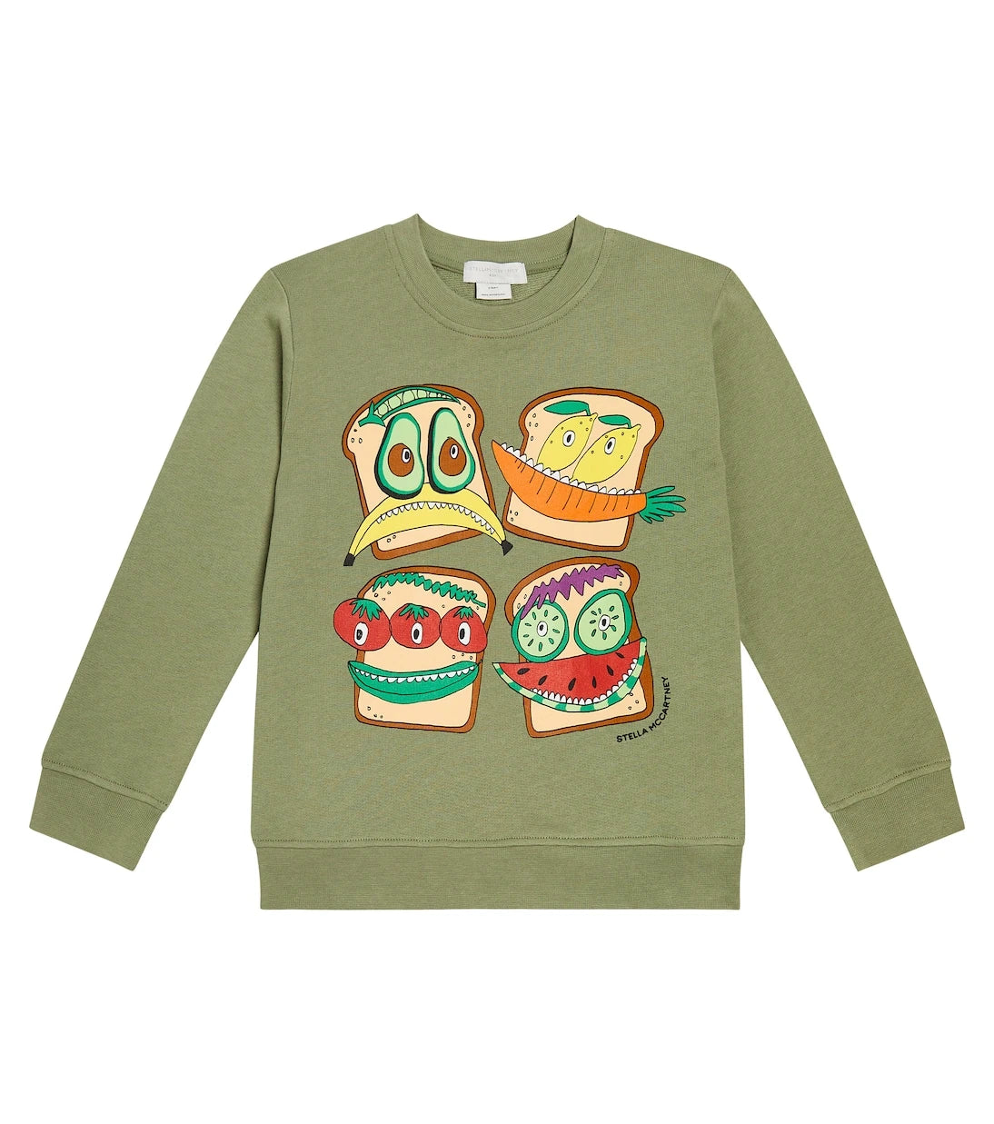 Stella McCartney Kids - سويت شيرت قطني مطبوع