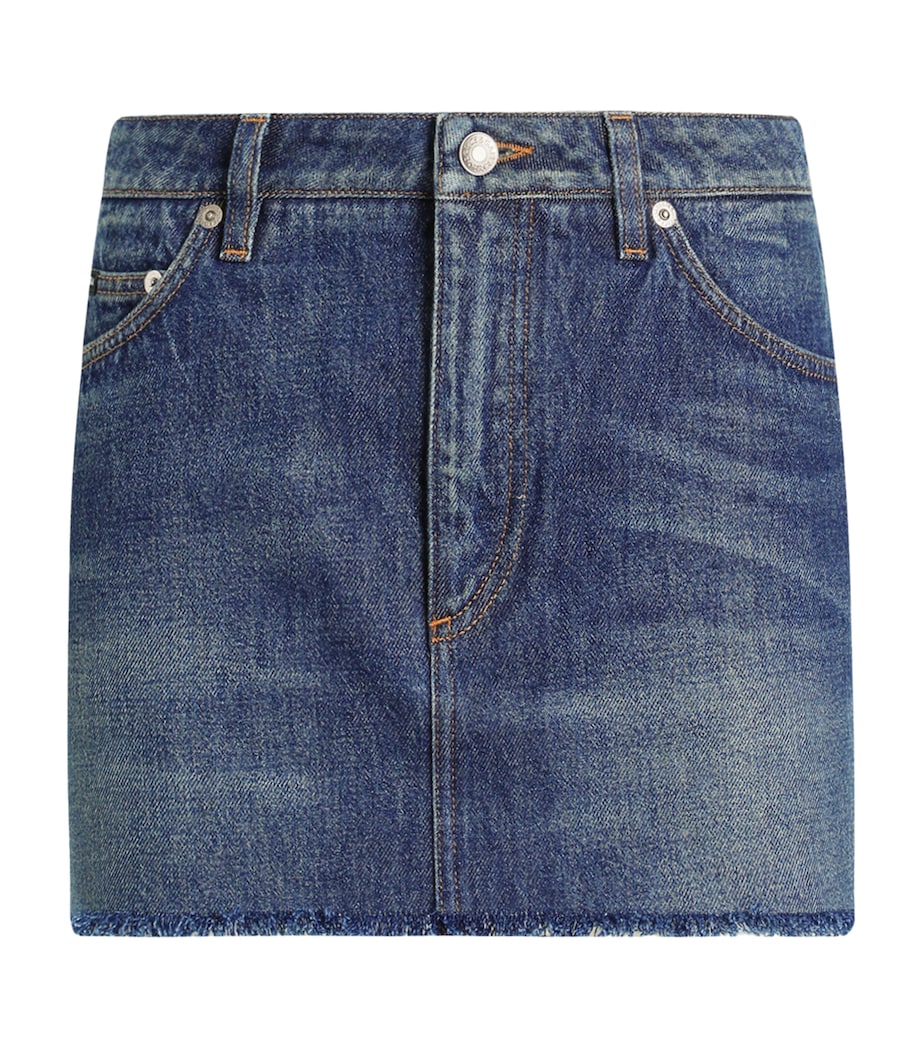 Dolce & Gabbana Multi Denim Mini Skirt