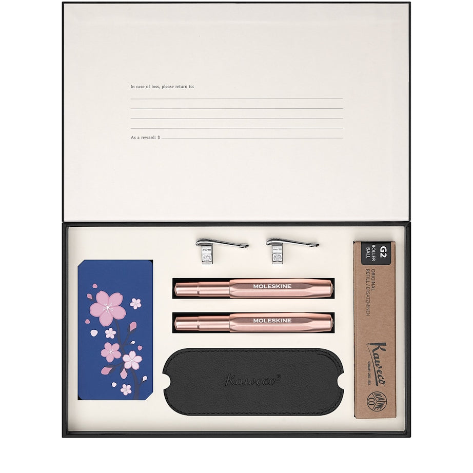 Sakura Collection Notebooks and Pens Gift Set