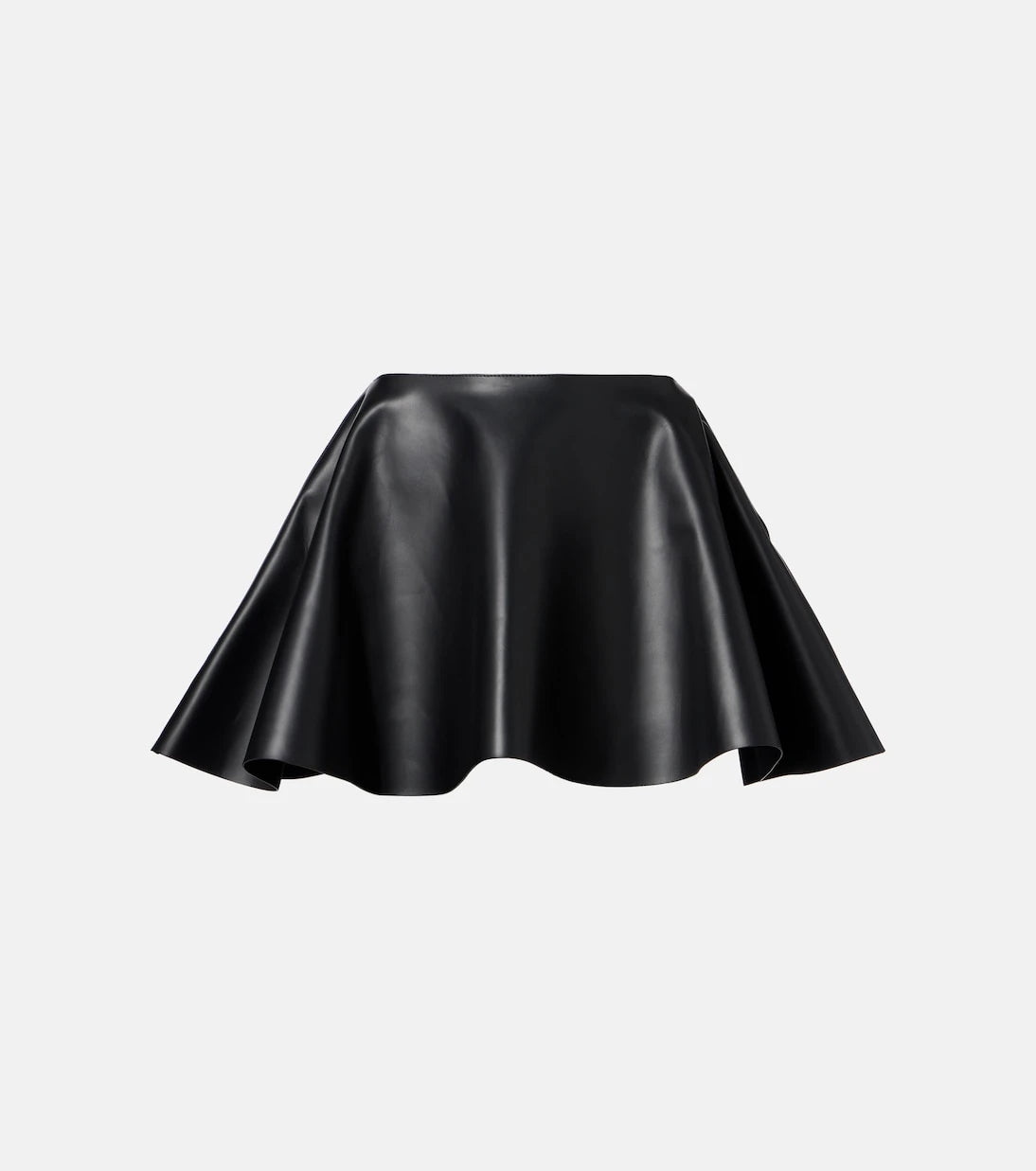 JW Anderson - Circle leather miniskirt