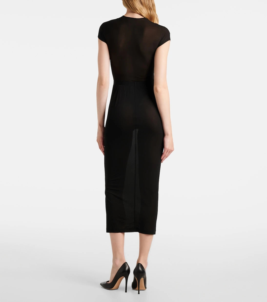 Wardrobe.NYC - Sheer technical bodysuit