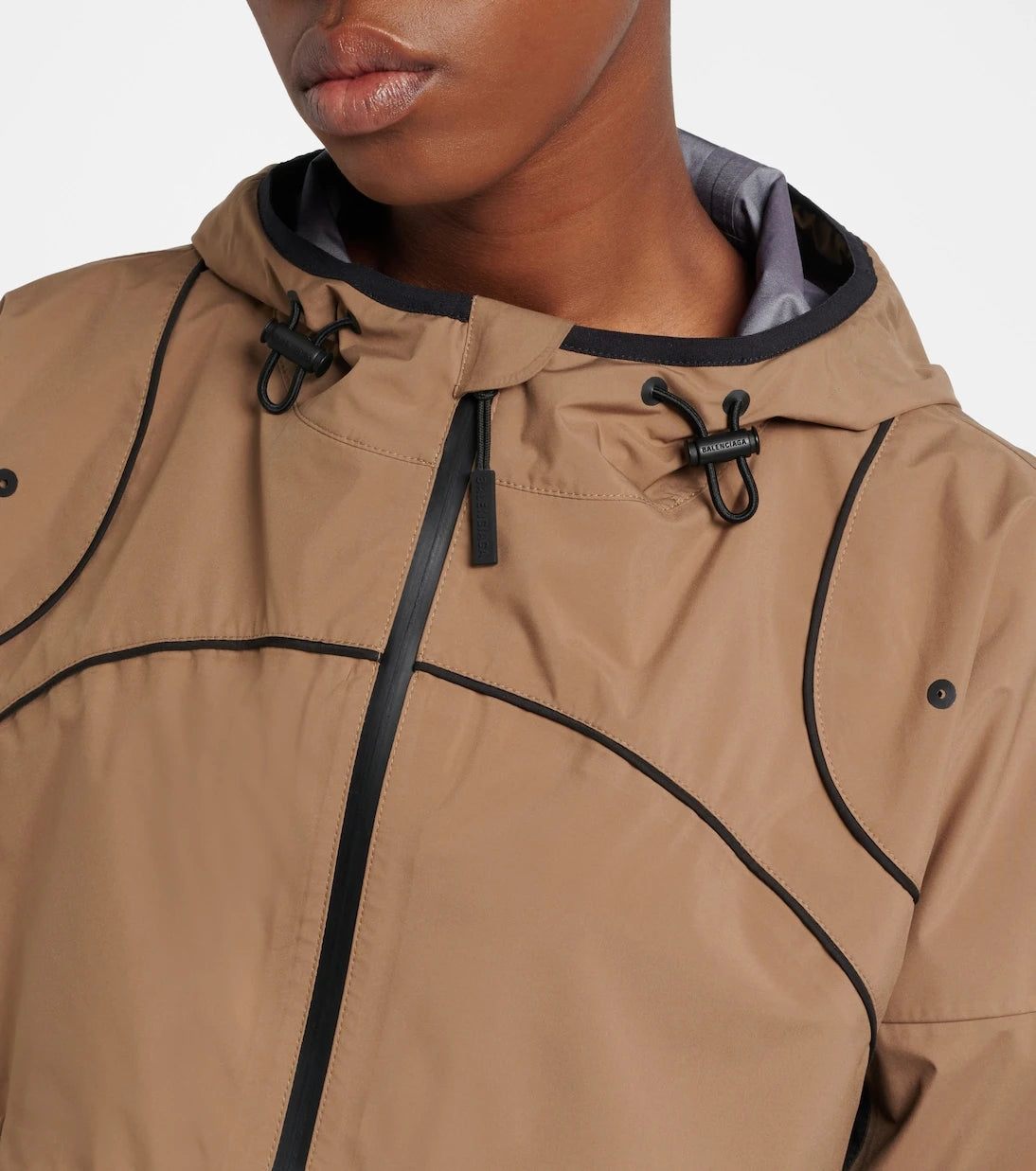 Balenciaga - Cropped taffeta jacket
