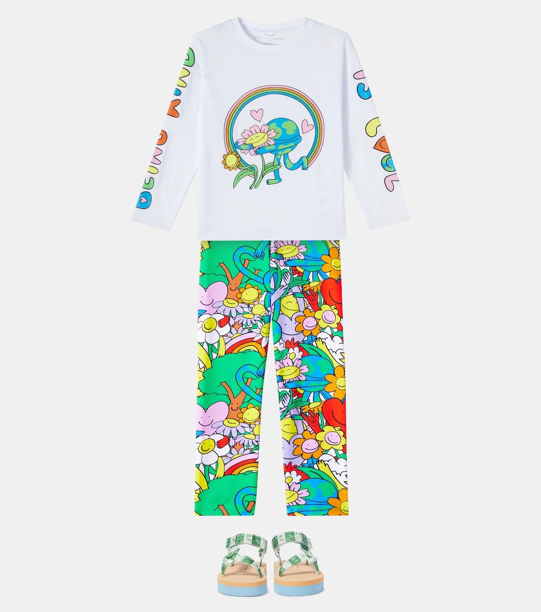 Stella McCartney Kids - Printed cotton jersey T-shirt