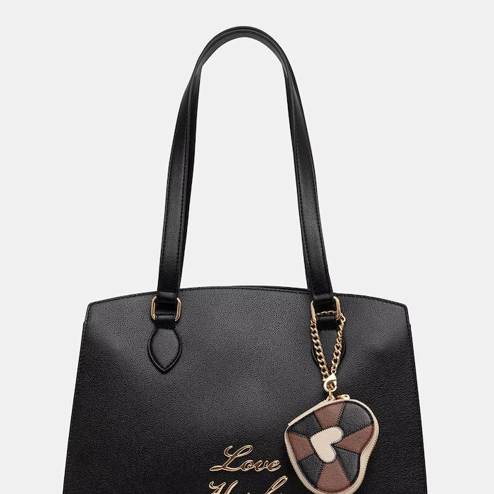 Love Moschino kadın suni deri alışveriş çantası