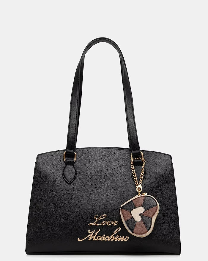 Love Moschino kadın suni deri alışveriş çantası