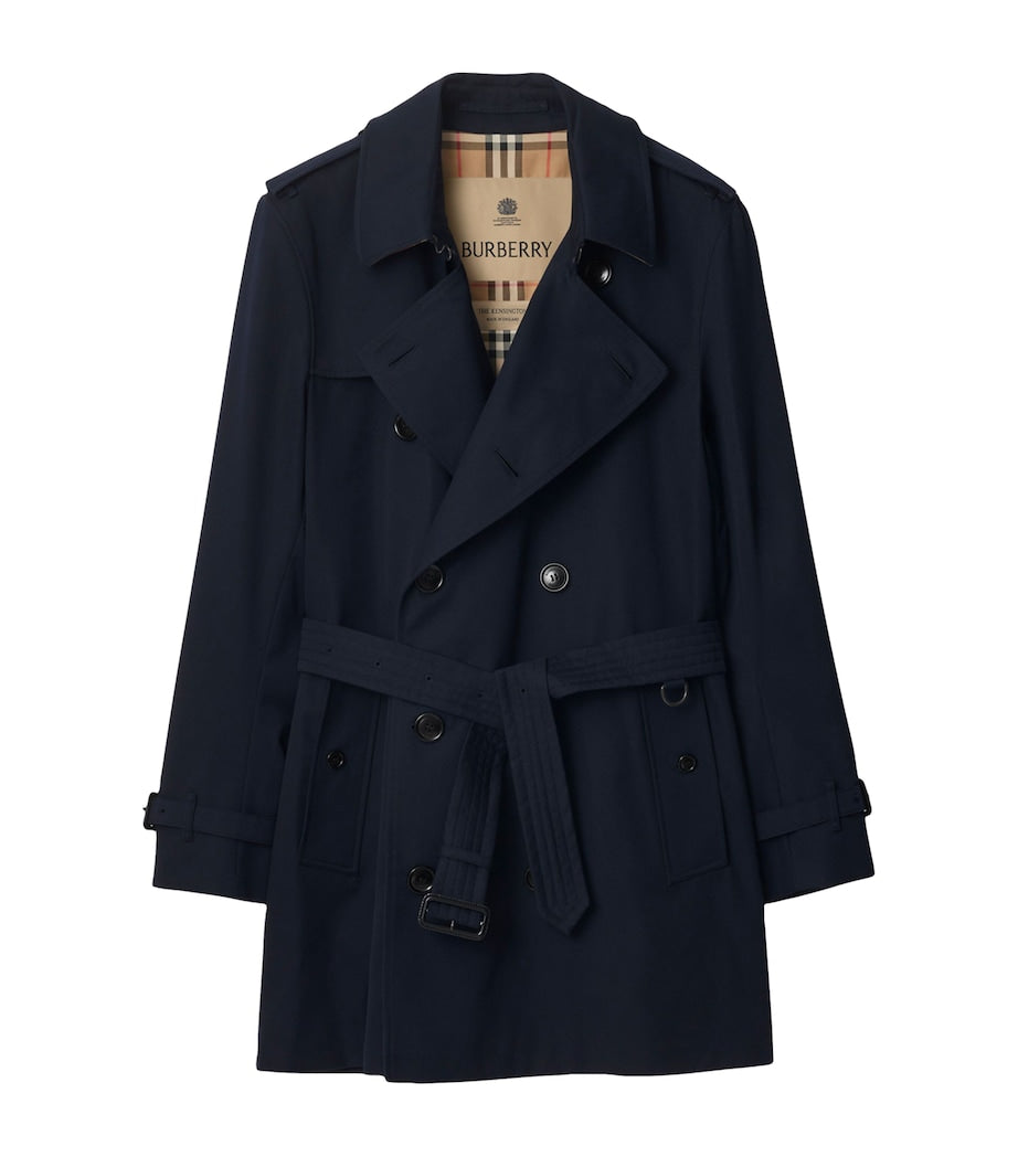 Short Kensington Heritage Trench Coat COAL BLUE