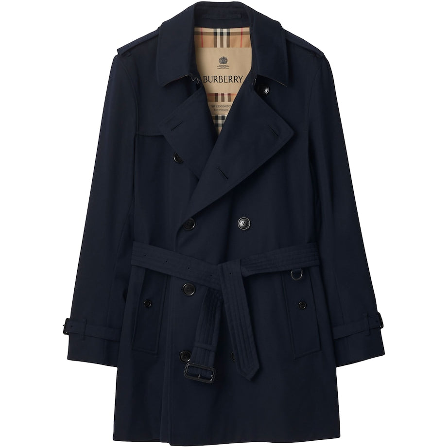 Short Kensington Heritage Trench Coat COAL BLUE