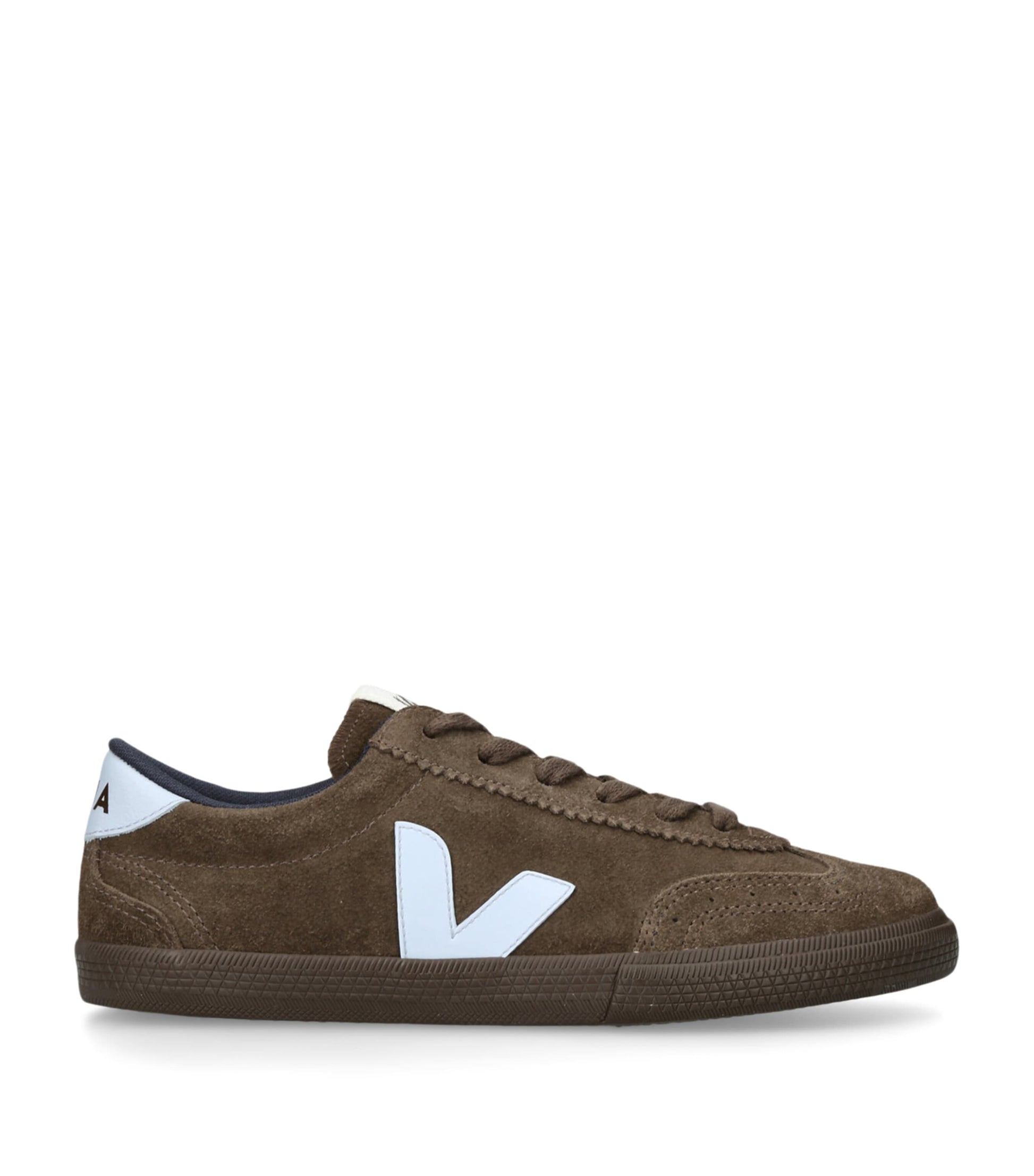 Veja Brown Suede Volley Eagle Swan Sneakers