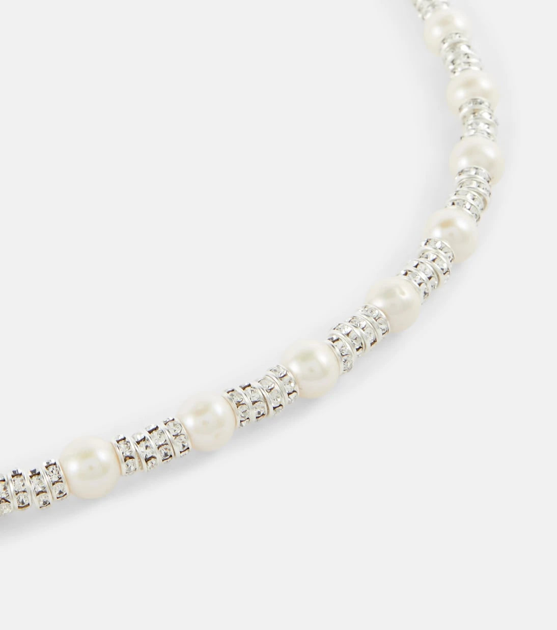 Magda Butrym - Embellished necklace with rose quartz