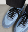 Suede and Re-Nylon Collapse Sneakers
