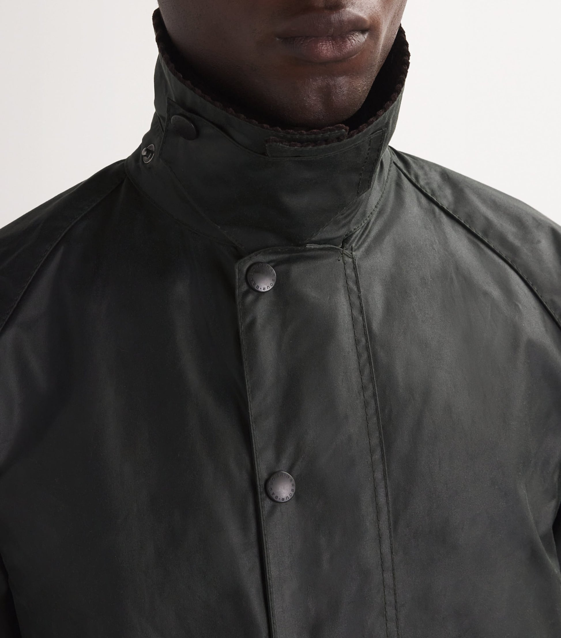 Barbour Green Waxed Beaufort Jacket