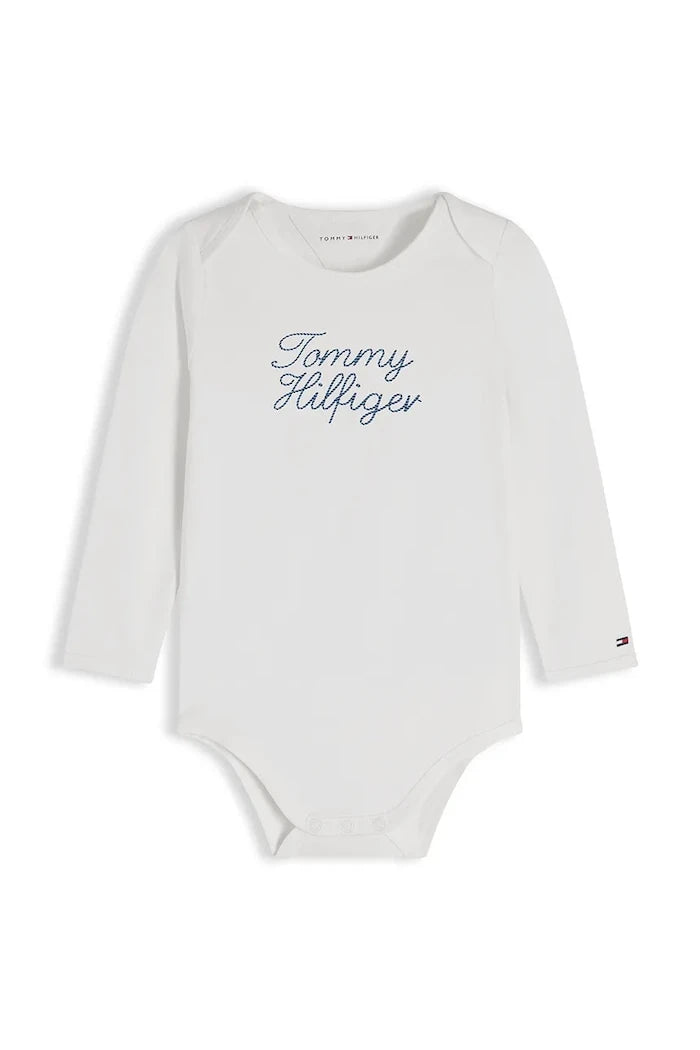 Tommy Hilfiger bebek pamuklu body