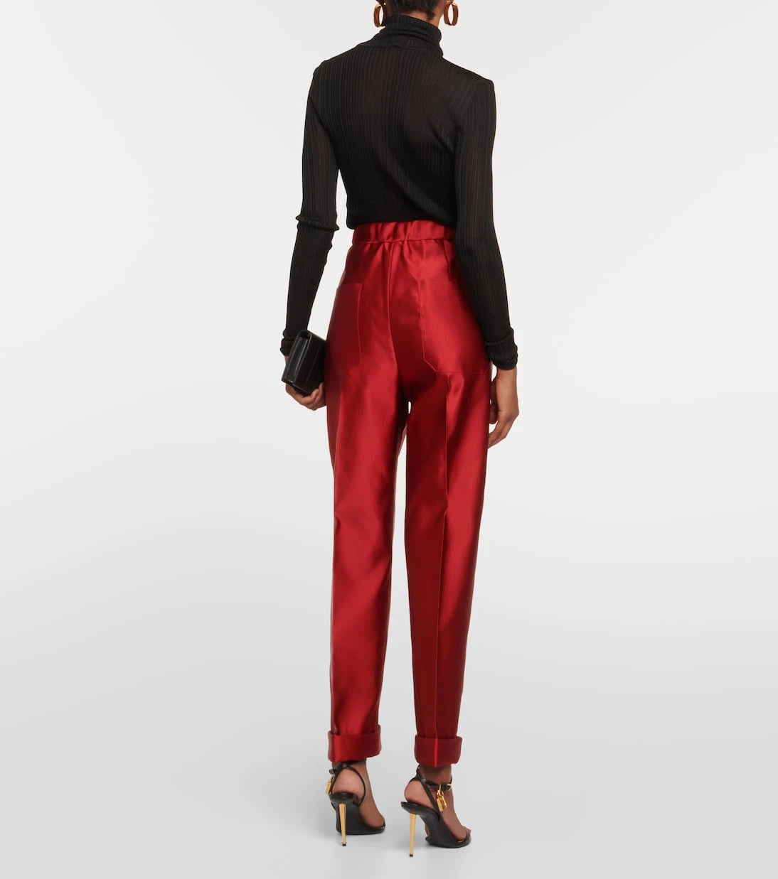 Tom Ford - Silk duchesse tapered pants