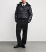 Casablanca Black Down Monogram Puffer Jacket