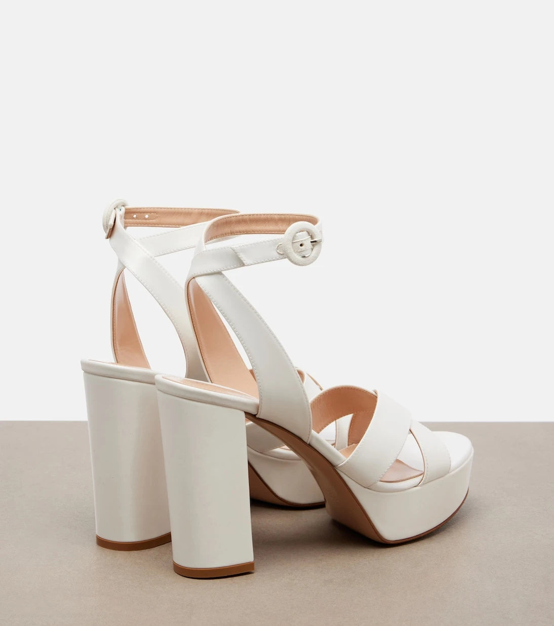 Gianvito Rossi - Sabrina satin platform sandals