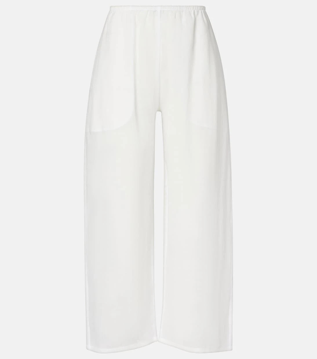 Leset - Niko ramie cropped barrel-leg pants