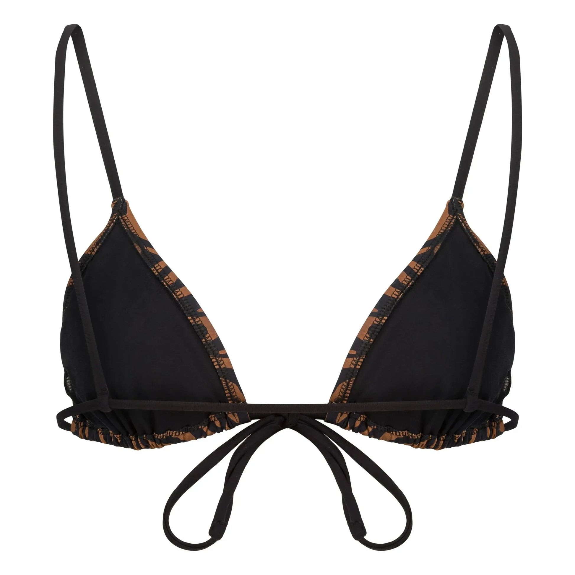 Anja Paris - Le Divin Zèbre bikini top | Brown
