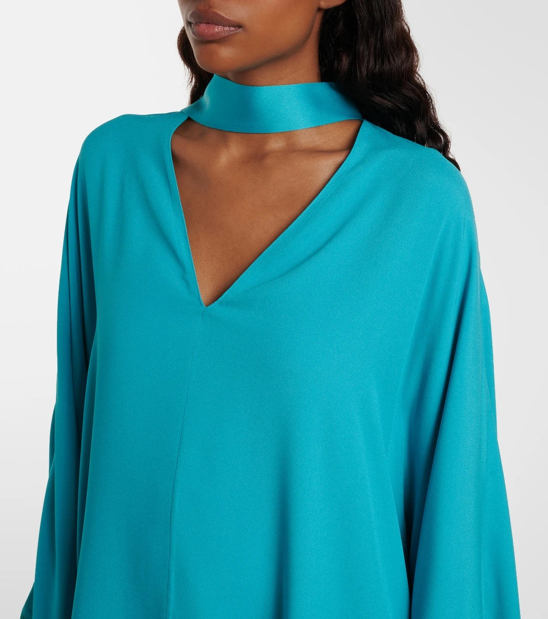 Taller Marmo - Cecil fringed crêpe cady kaftan