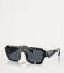 Prada Tortoiseshell Acetate Symbole Sunglasses
