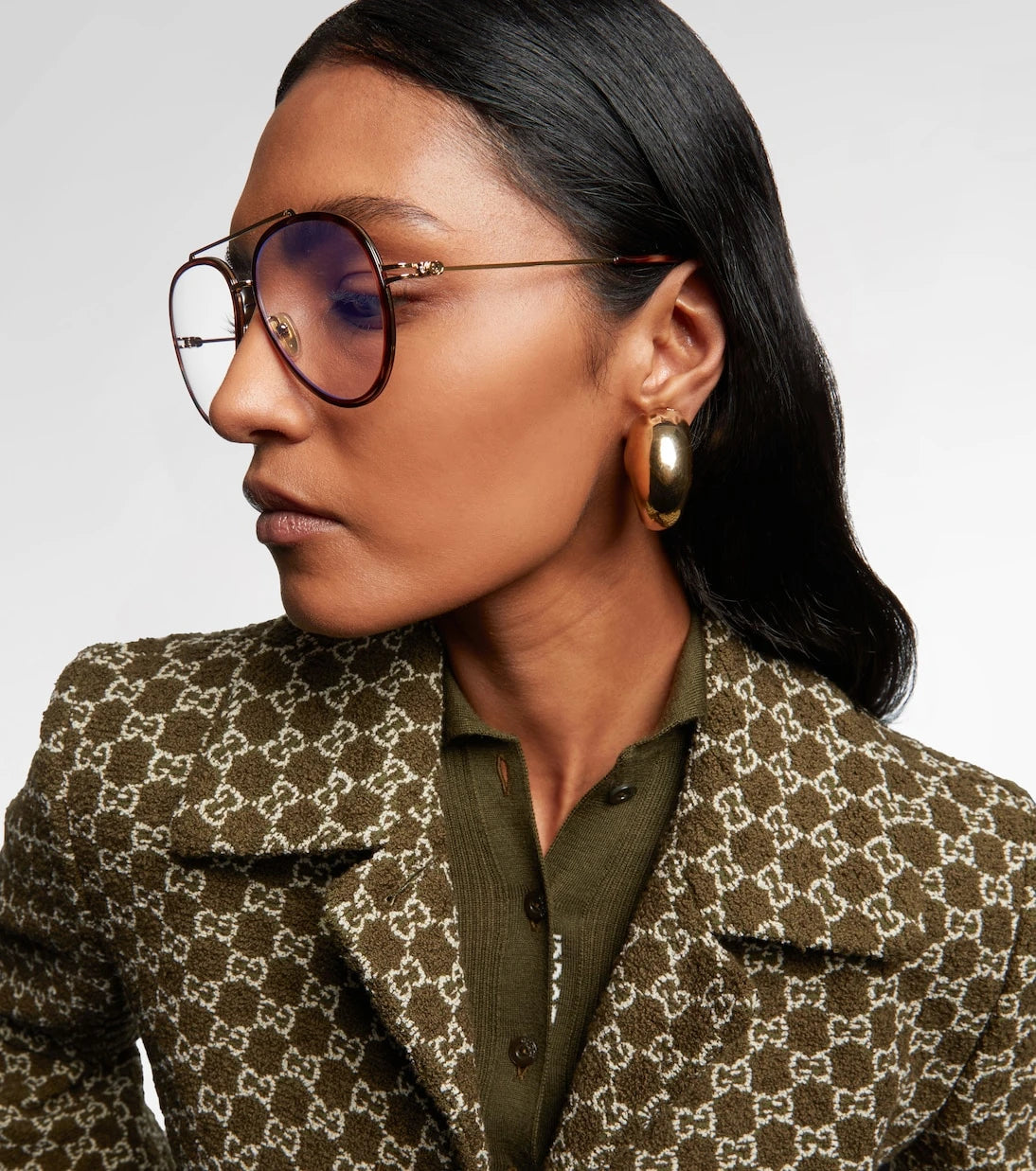 Gucci - GG aviator glasses