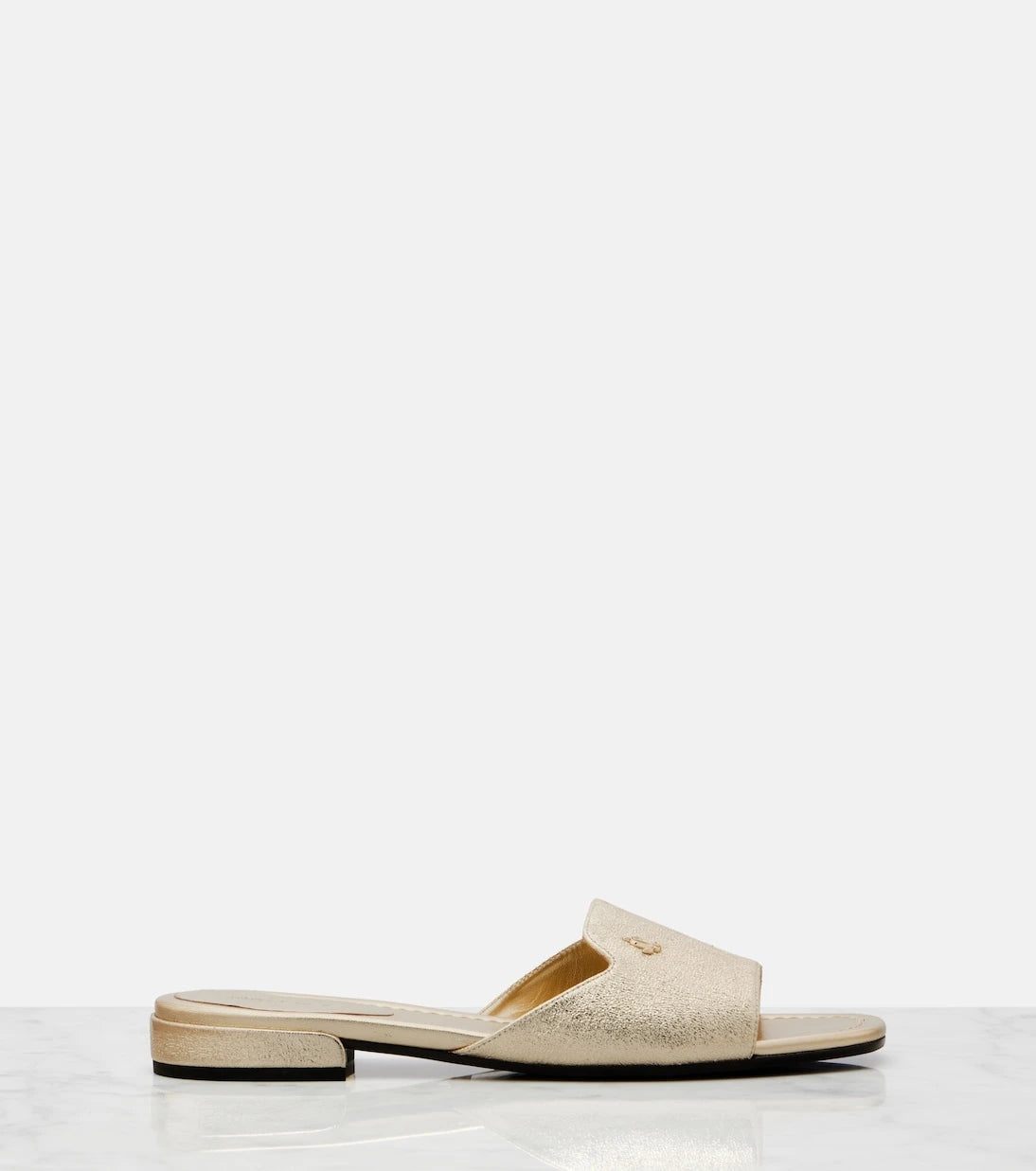 Jimmy Choo - Dina leather slides